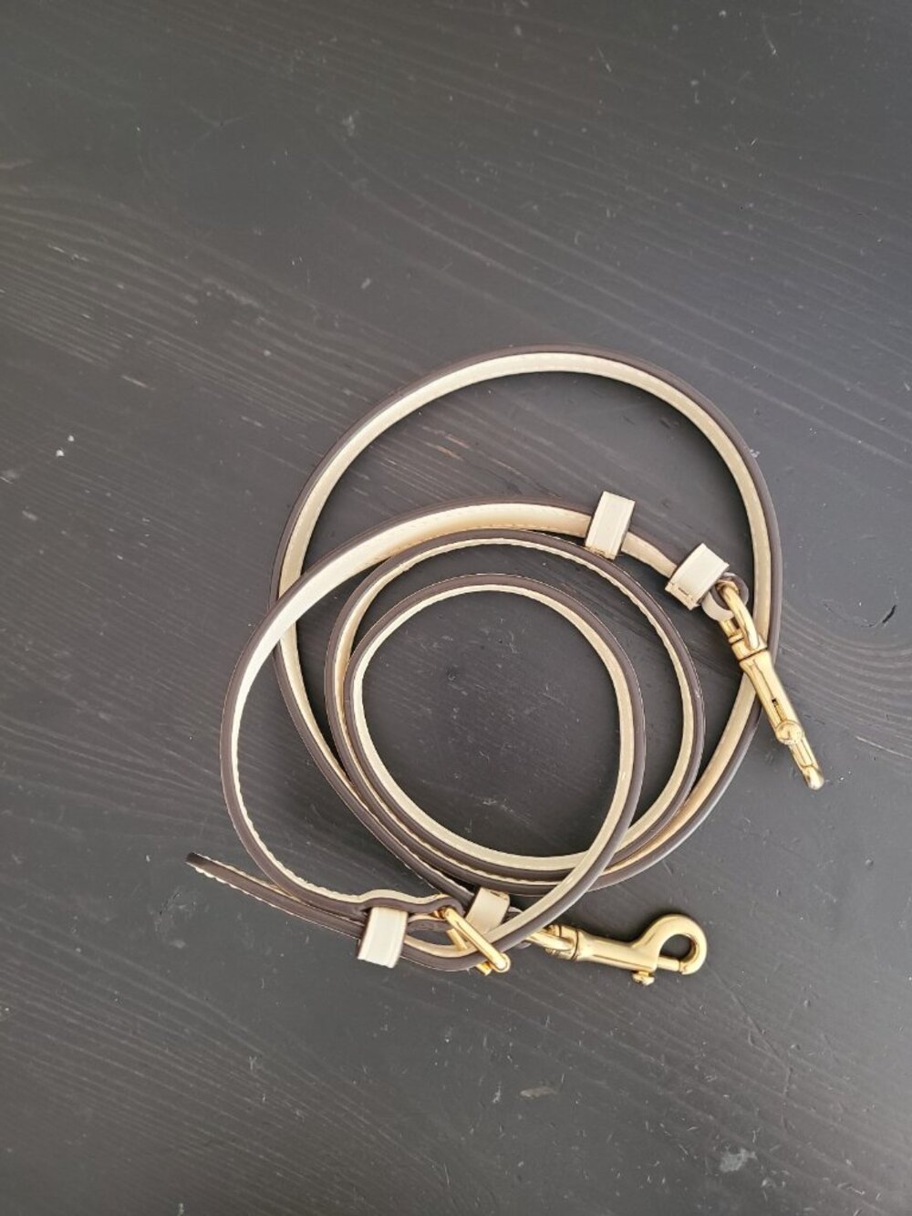 NWOT Coach Off White Leather Replacement Strap - Picture 2 of 7